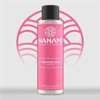 Aceite de masaje efecto calor con aroma a chicle