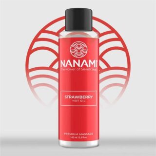 Aceite de masaje efecto calor con aroma a fresa