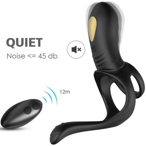 Anillo vibrador parejas y plug anal con control remoto Joy Jumper