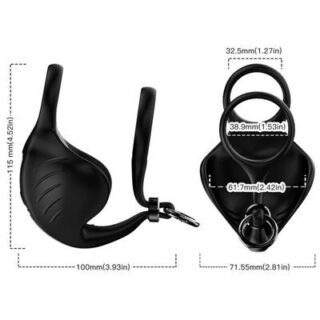 Anillo vibrador testículos Manta 3