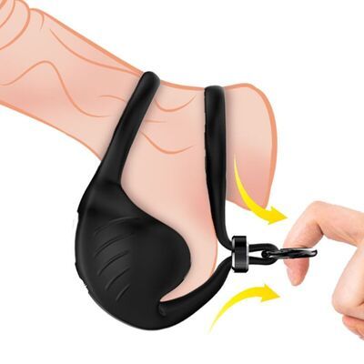 Anillo vibrador testículos con control remoto Manta 3