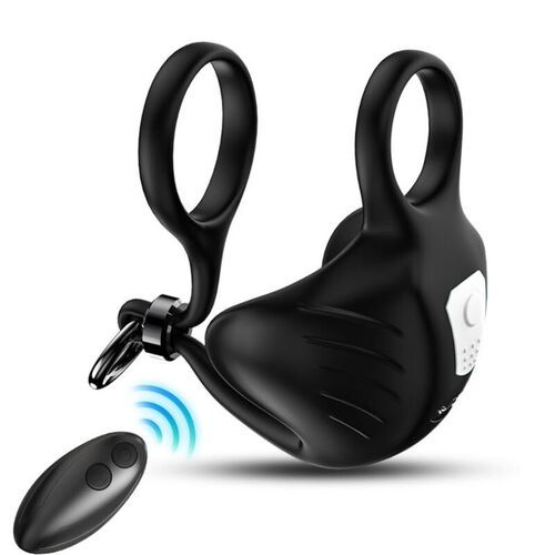 Anillo vibrador testículos con control remoto Manta