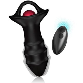 Dedal vibrador y plug anal con control remoto Kylin
