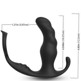 Vibrador anal de próstata con anillo y control remoto Knight 2