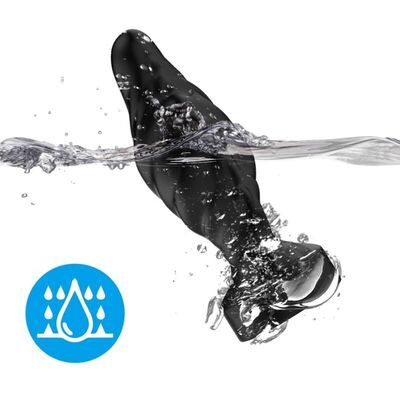 Vibrador y plug anal con control remoto negro 3