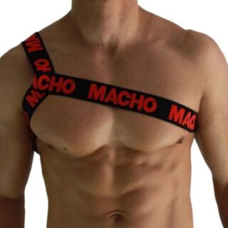 Arnés romano Rojo Macho