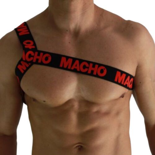 Arnés romano Rojo Macho