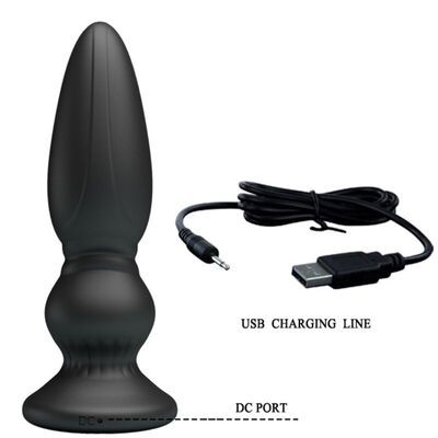 Plug anal con control remoto y potentes vibraciones 5