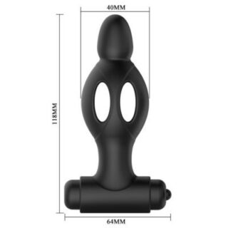 Plug anal de silicona con vibración 2 2
