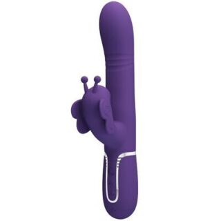 Vibrador Rabbit multifunción 4 en 1 mariposa 2