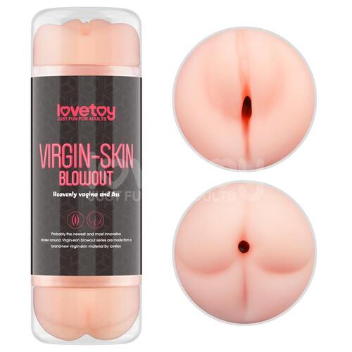 Masturbador doble Virgin Skin vagina y ano 2