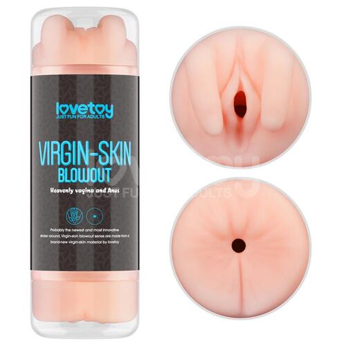 Masturbador doble Virgin Skin vagina y ano