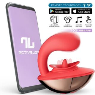 Estimulador con vibración y lengua con APP Rondy
