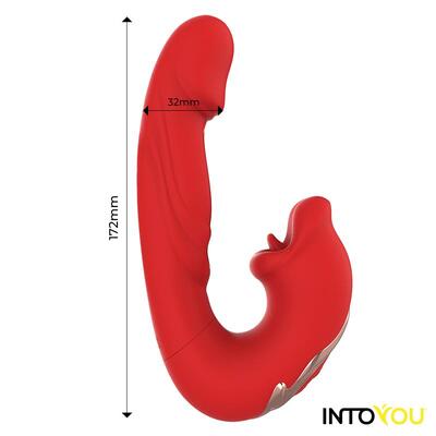 Vibrador con función de mordisqueo y Flipping con APP Mouty 2