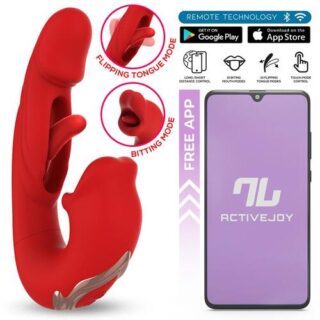 Vibrador con función de mordisqueo y Flipping con APP Mouty