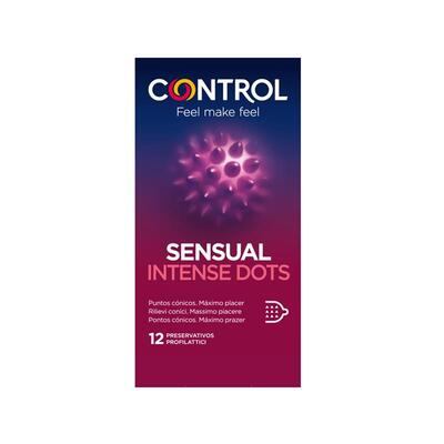Caja de preservativos Sensual Intense Dots 12 unidades 2