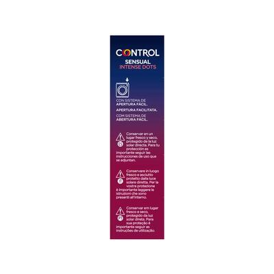 Caja de preservativos Sensual Intense Dots 12 unidades 4