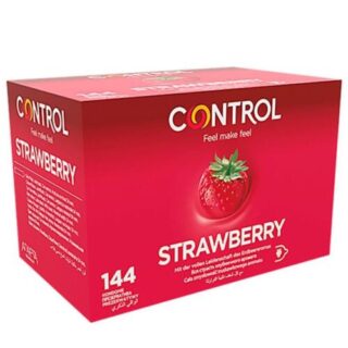 Caja de preservativos aroma a fresas 144 unidades