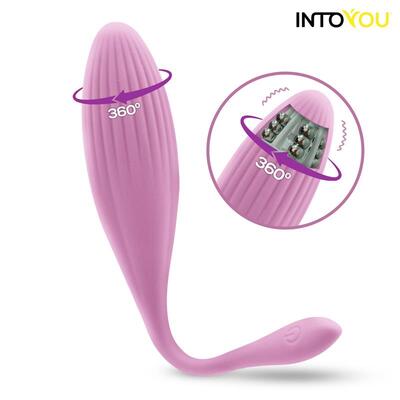 Huevo vibrador con bolas internas y rotación 3