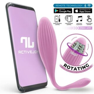 Huevo vibrador con bolas internas y rotación