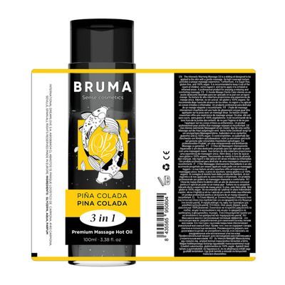 Aceite de masaje Premium efecto calor y sabor a piña colada 3
