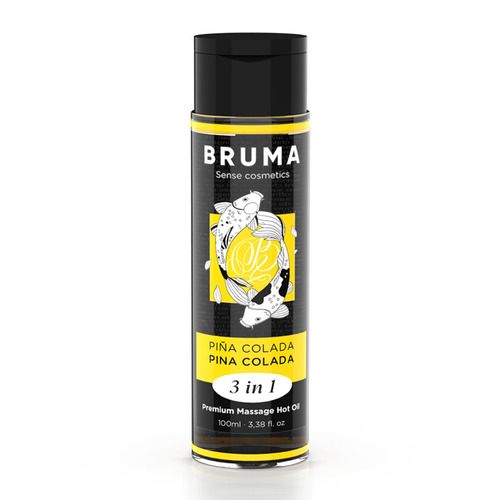 Aceite de masaje Premium efecto calor y sabor a piña colada