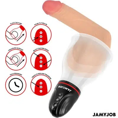 Bomba automática de testículos con 3 niveles de succión Xpand Lite 5