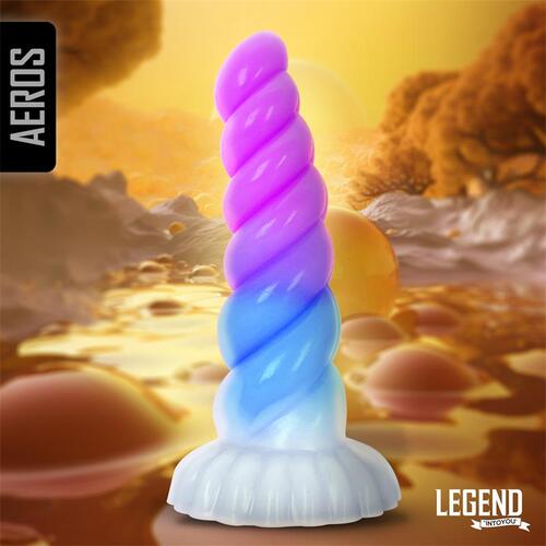 Dildo de silicona líquida Aeros 21,5 cm