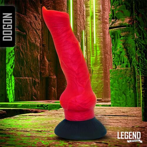 Dildo de silicona líquida Dogon 20 cm