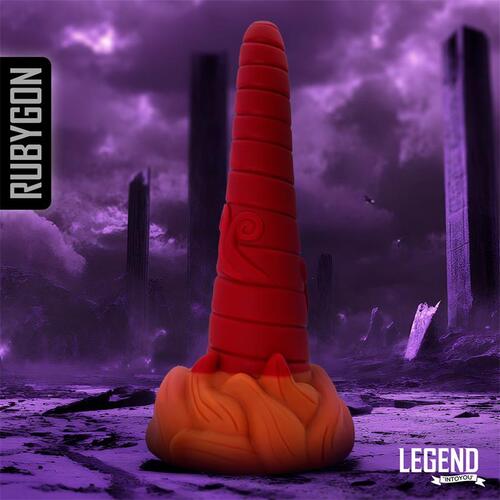 Dildo de silicona líquida Rubygon 24,5 cm