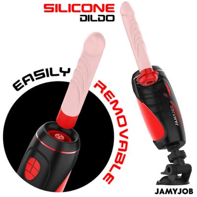 Masturbador automático con dildo y control remoto Pyston Base 2