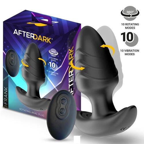 Plug anal con vibración y rotación 360º Frank