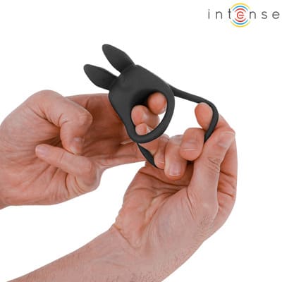 Anillo doble para el pene con 10 vibraciones Sam 6