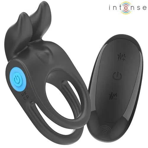 Anillo doble para el pene con 10 vibraciones Sam