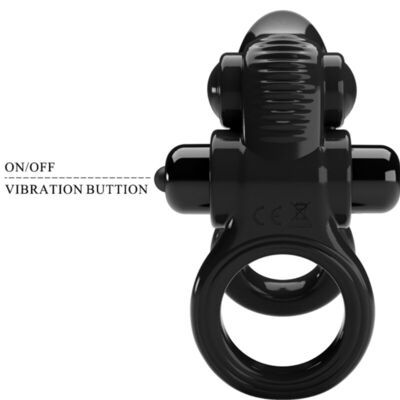 Doble anillo vibrador más estimulador de clítoris Passionate Ring 3