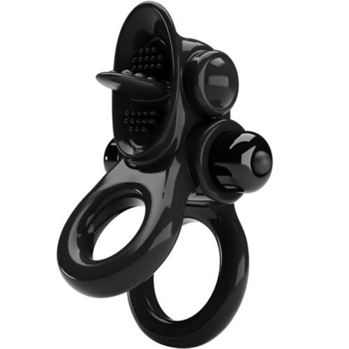 Doble anillo vibrador más estimulador de clítoris Passionate Ring