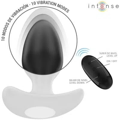 Plug anal 10 vibraciones con control remoto Joey 5