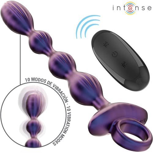 Plug anal vibrador con control remoto modelo 1 Jackie
