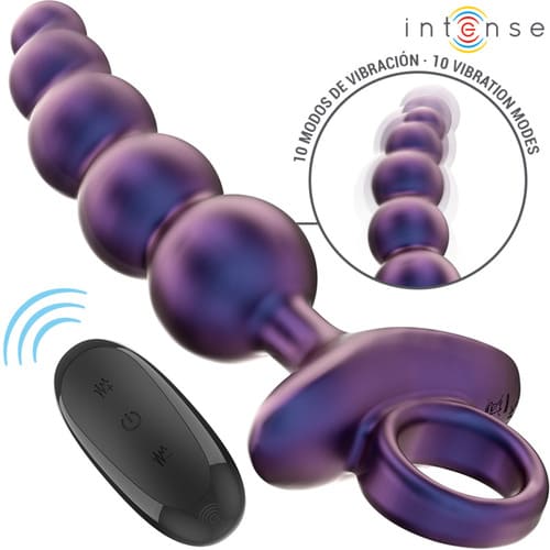 Plug anal vibrador con control remoto modelo 3 Tito