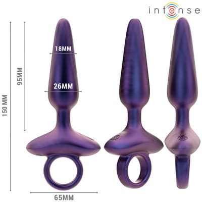 Plug anal vibrador con control remoto modelo 4 Marlon 2