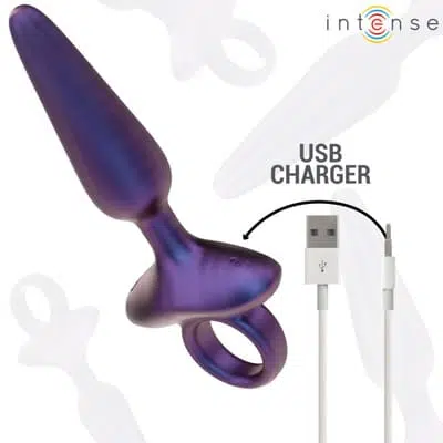 Plug anal vibrador con control remoto modelo 4 Marlon 3