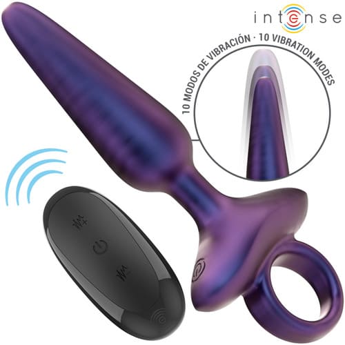 Plug anal vibrador con control remoto modelo 4 Marlon