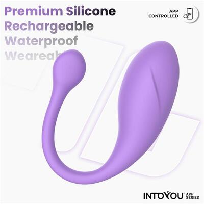 Huevo vibrador con APP lavanda Series Bulby 4