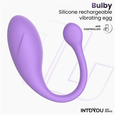 Huevo vibrador con APP lavanda Series Bulby 5