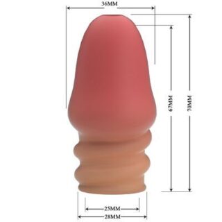 Funda engrosadora de pene rosada Jeremy 2