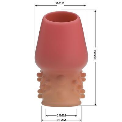 Funda engrosadora de pene rosada Matias 2