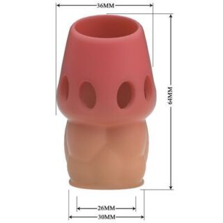 Funda engrosadora de pene rosada Oscar 2