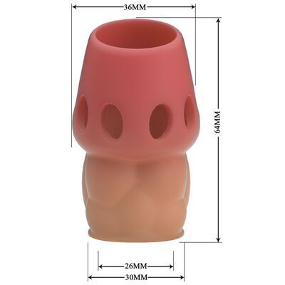 Funda engrosadora de pene rosada Oscar 2