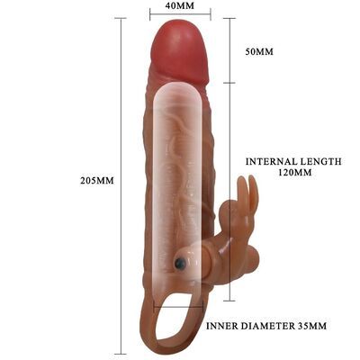 Funda para el pene más estimulador de clítoris con vibración Osmar 2