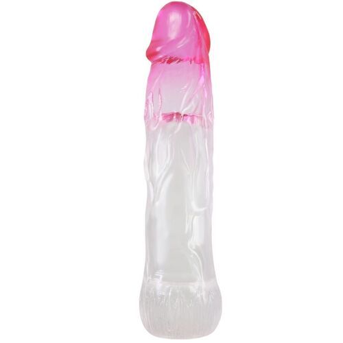 Funda realística alargadora de pene rosa Neron